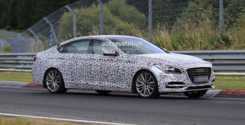 Genesis G80 2017 модельного года замечен на Нюрбургринге