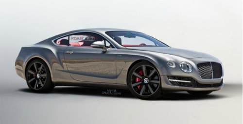 Появились первые изображения нового поколения Bentley Continental GT