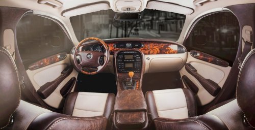 Ателье Vilner добавил новых красок салону Jaguar XJ