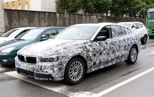 Второе поколение BMW 5-Series GT сфотографировали на тестах