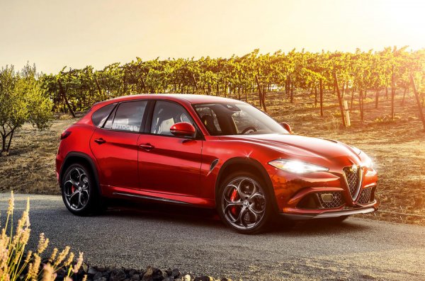 Опубликован официальный рендер Alfa Romeo Stelvio