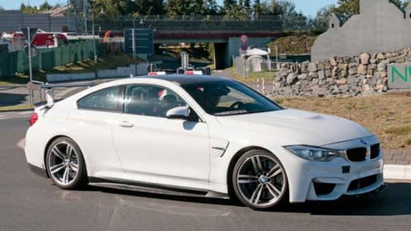 Экстремальный BMW M4 замечен на Нюрбургринге