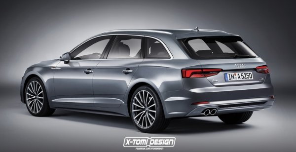 В сети появился рендер универсала Audi A5 Avant