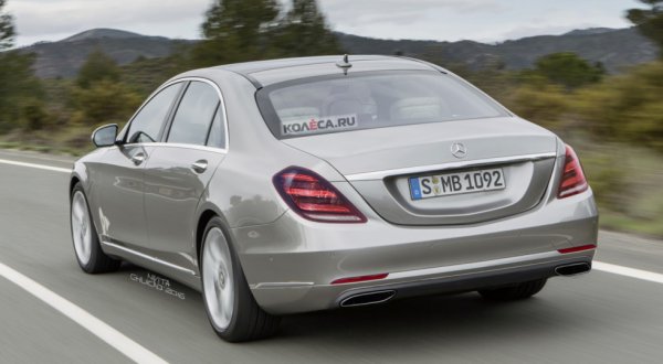 Появились первые изображения обновленного Mercedes S-Class в кузове W222