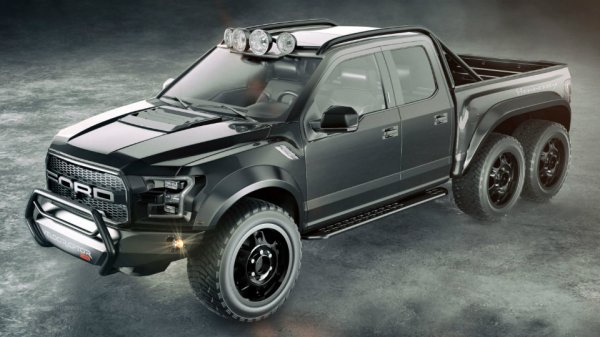 Hennessey показало 6-колесный Ford F-150 Raptor