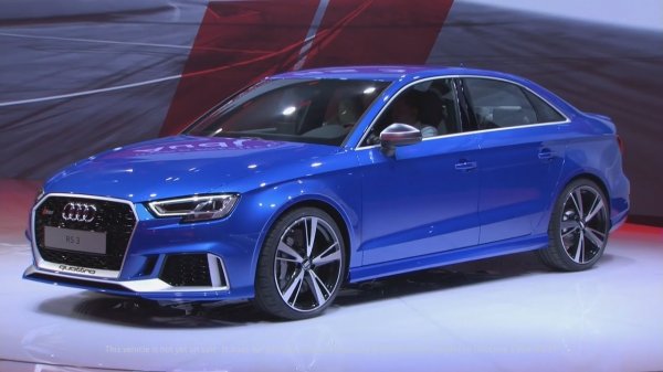 Audi RS 3 дебютировал в кузове седан