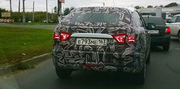 Прототип LADA Vesta в кузове универсал замечен на улицах Тольятти