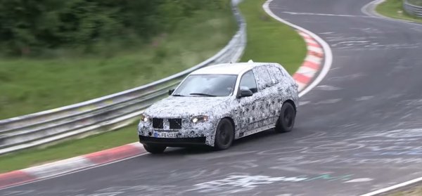 Новый кроссовер BMW X5 запечатлен на шпионском видео