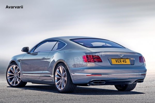 Появились первые рендеры грядущего Bentley Continental GT