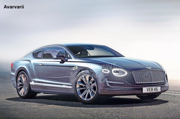 Появились первые рендеры грядущего Bentley Continental GT