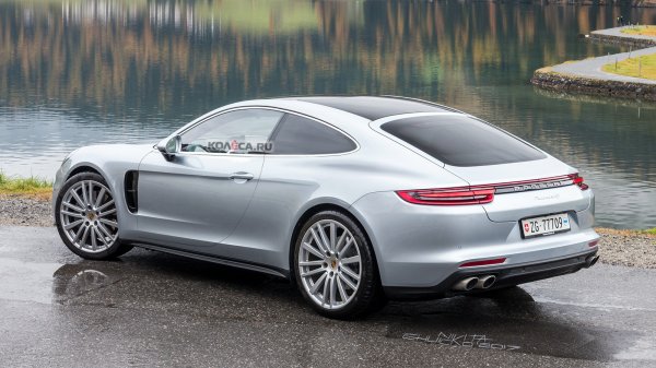 Появились первые независимые рендеры купе Porsche Panamera