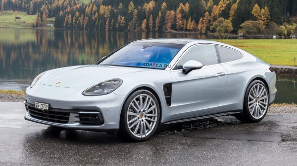 Появились первые независимые рендеры купе Porsche Panamera