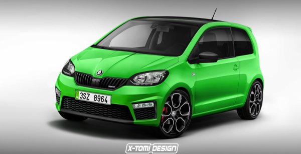 В сети появился рендер Skoda Citigo RS 2018 года