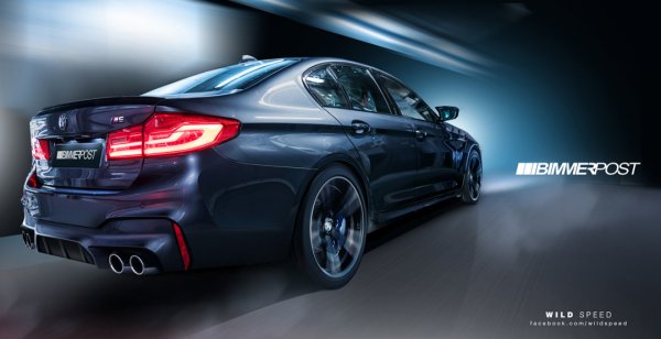 В сети представили новый «заряженный» седан BMW M5