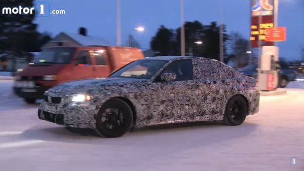 Опубликованы первое шпионское видео испытаний нового BMW 3-Series