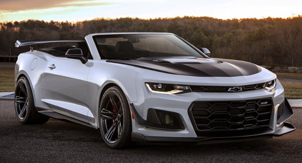 Опубликованы рендеры кабриолета Chevrolet Camaro ZL1 1LE Convertible