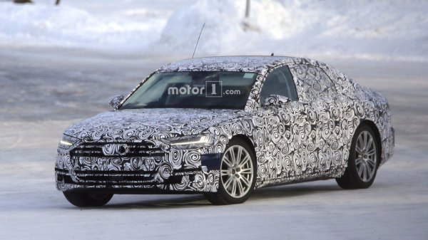 Новый Audi S8 проходит дорожные тесты в Северной Европе