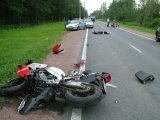 В Псковской области мотоциклист погиб на месте ДТП