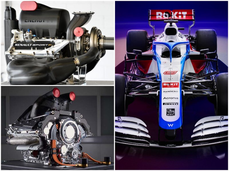 До Mercedes команда Williams использовала двигатель Renault. Фото: Pinterest, F1News