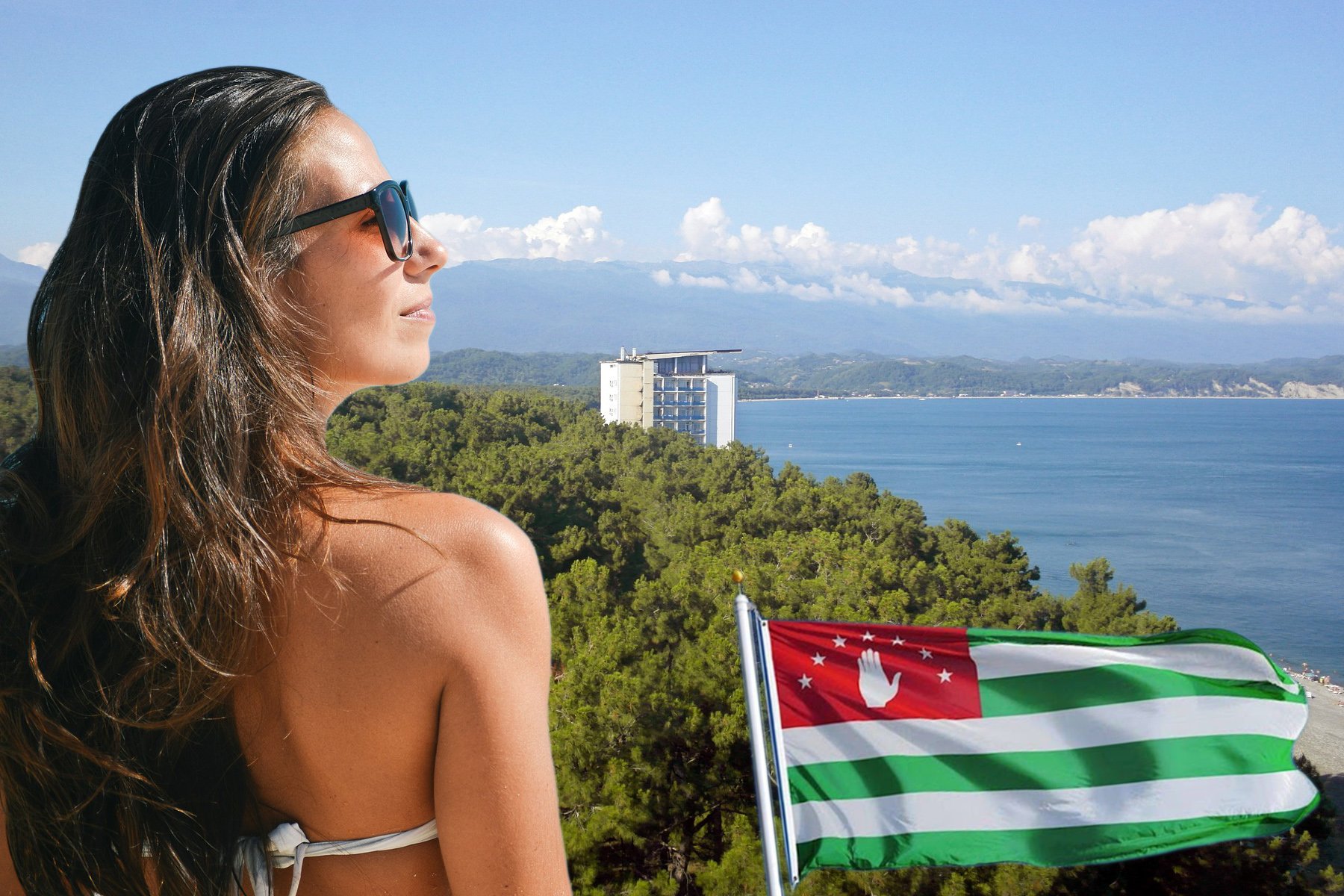 Запрет на выезд в абхазию. Красивая Абхазия. Абхазия море девушка.