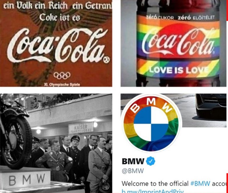 BMW и Кока-Кола ЛГБТ