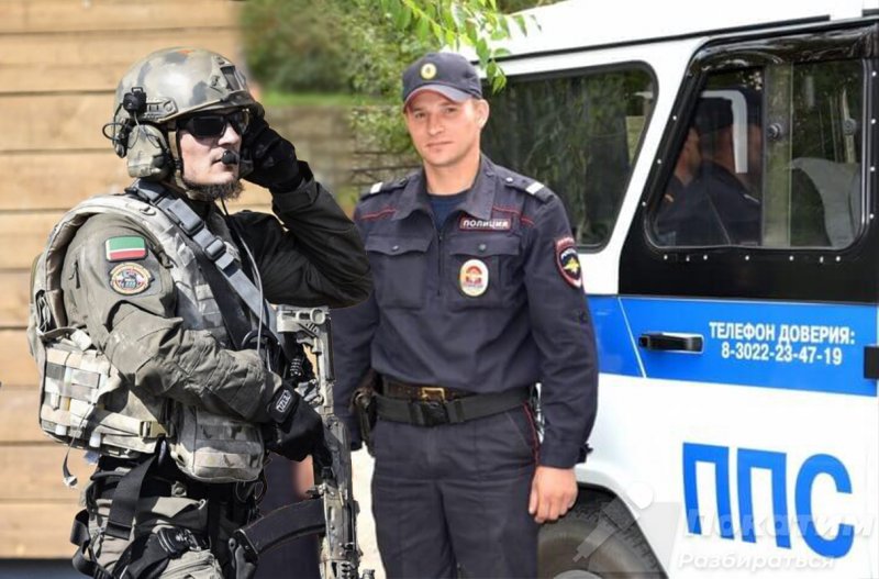 ППС Чечни в сравнении с обычным патрульным
