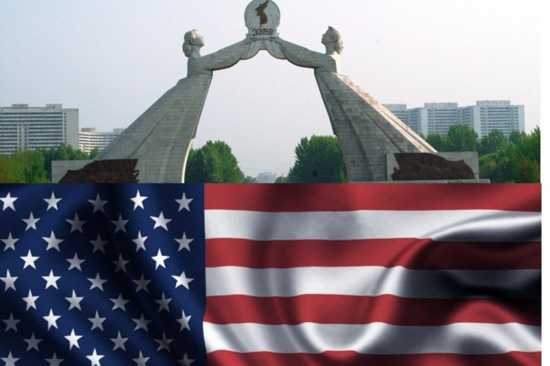 В арке воссоединения двух Корей нет места США. Источники фото: cdni.rt.com, pinimg.com