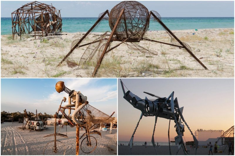 Яркими идеями Поповка не уступает американскому фестивалю Burning Man. Фото: Instagram