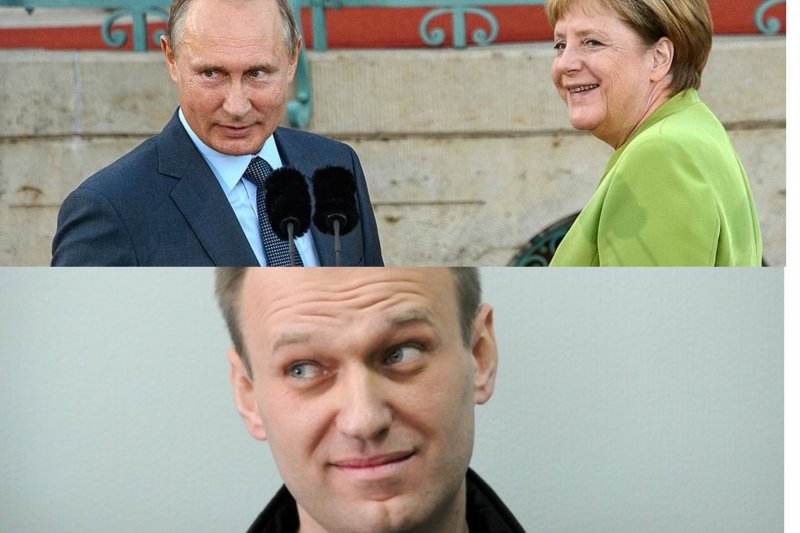 Меркель решила не менять Путина на Навального. Источники фото: kommersant.ru, radiokp.ru