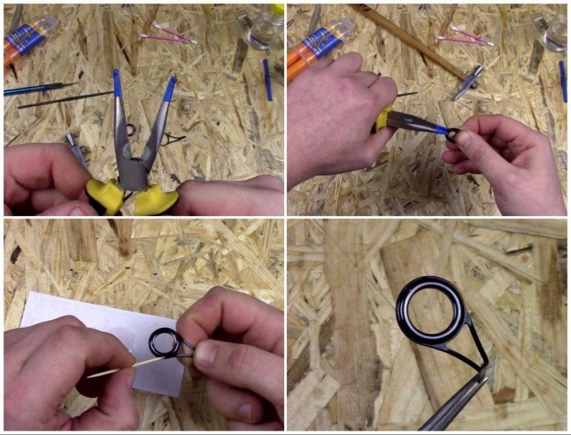 Процесс ремонта: как должны выглядеть тонкогубцы, чтобы не повредить керамику. Источник изображения: FishingVideoUkraine